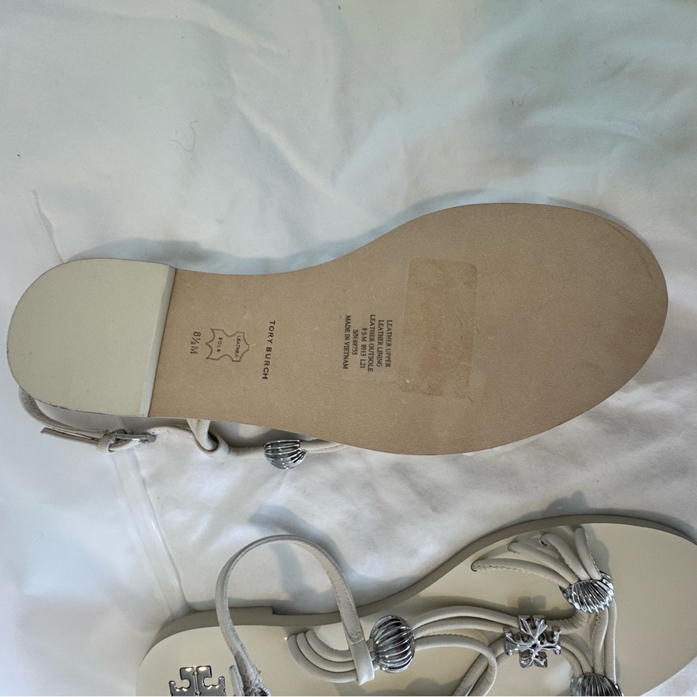 Tory Burch Capri Multi Strap Sandal Sz 8.5 - Picture 13 of 15